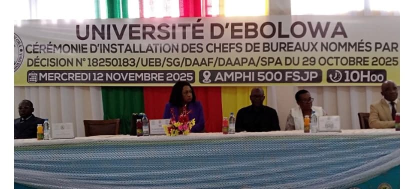 L’Université d’ Ebolowa change de rythme : 70 nouveaux visages pour avancer